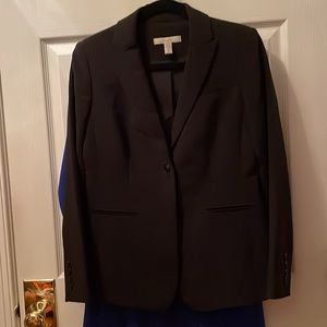 Black jacket blazer Sz 4 lined, 4-button sleeves